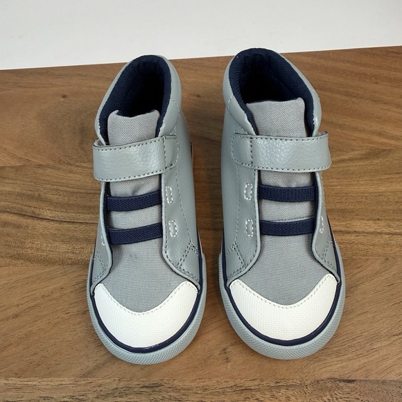 New Little Kids Boys See Kai Run Drew First Walker Gray Sneakers Shoes Sz 9 C - Picture 3 of 7